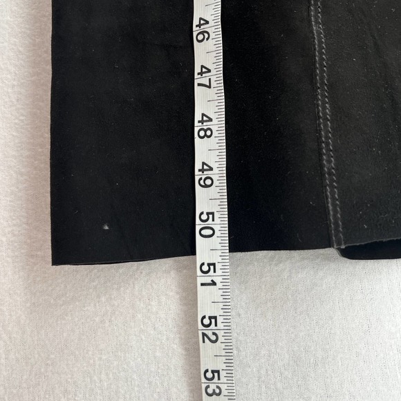 JAKETT NEW YORK Harper Dress Womens Small Black Washed Suede Sleeveless Duster - Picture 16 of 16